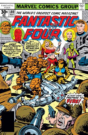 Fantastic Four #180  cover