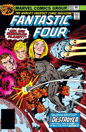 Fantastic Four #172  cover