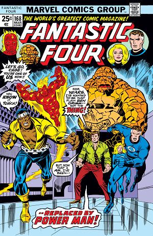 Fantastic Four #168  cover
