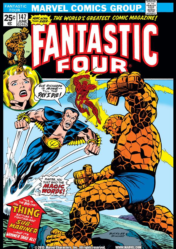 Fantastic Four #147  cover