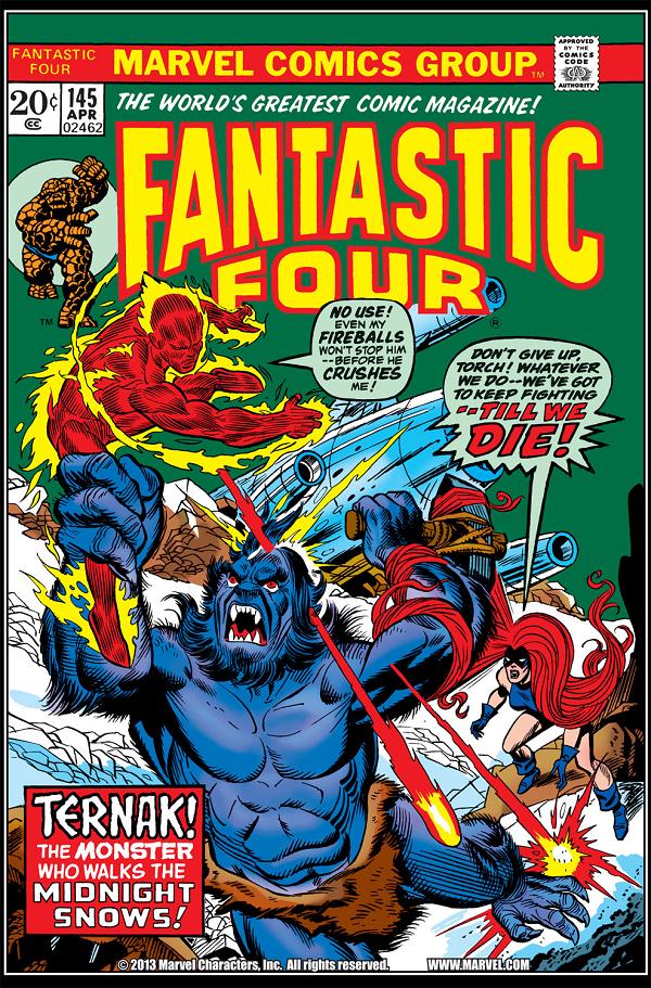 Fantastic Four #145  cover