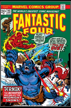 Fantastic Four #145  cover