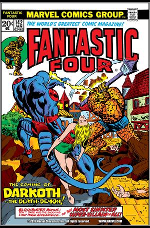 Fantastic Four #142  cover