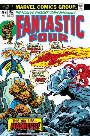 Fantastic Four #138  cover