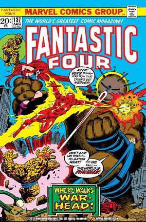 Fantastic Four #137  cover