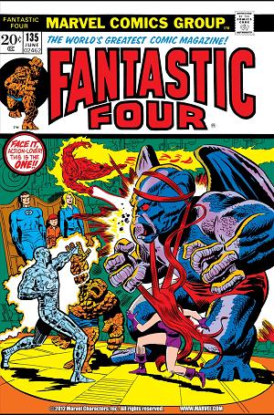 Fantastic Four #135  cover