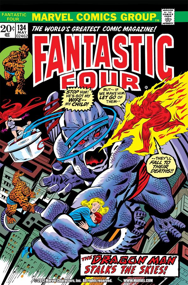 Fantastic Four #134  cover