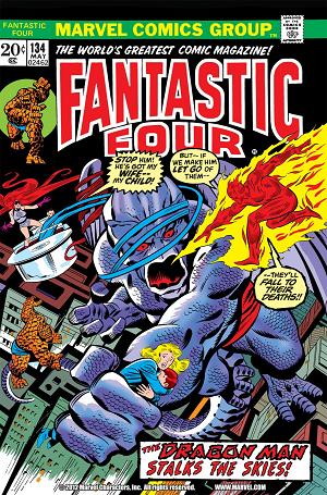 Fantastic Four #134  cover