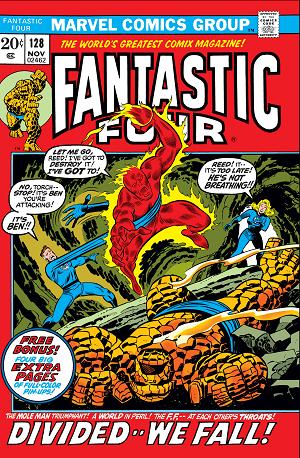 Fantastic Four #128  cover