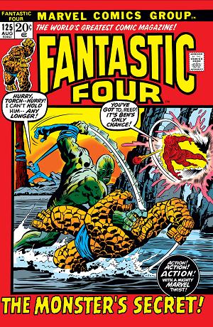 Fantastic Four #125  cover