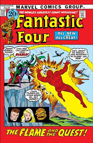 Fantastic Four #117 cover
