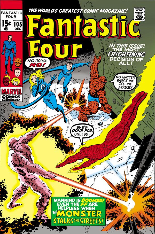 Fantastic Four #105  cover