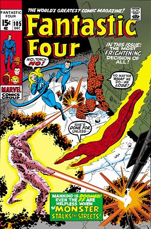 Fantastic Four #105  cover