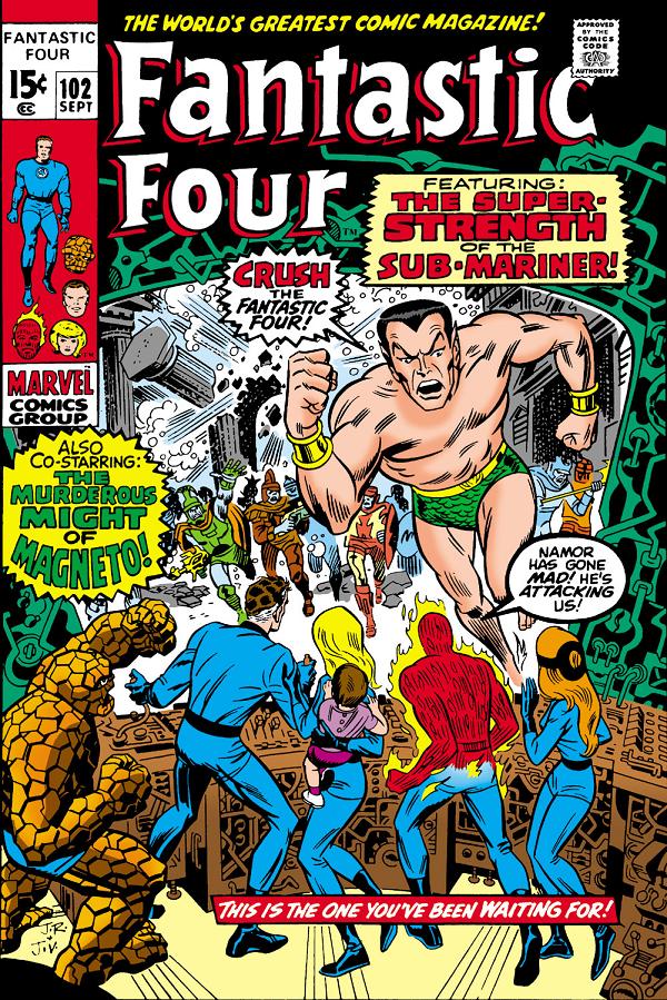 Fantastic Four #102  cover