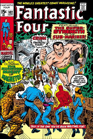 Fantastic Four #102  cover