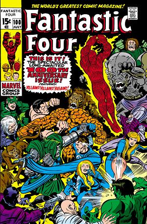 Fantastic Four #100  cover