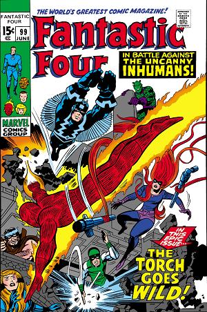 Fantastic Four #99  cover