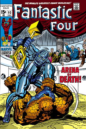 Fantastic Four #93  cover