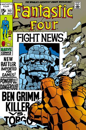 Fantastic Four #92  cover
