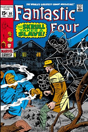 Fantastic Four #90  cover
