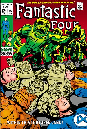 Fantastic Four #85  cover
