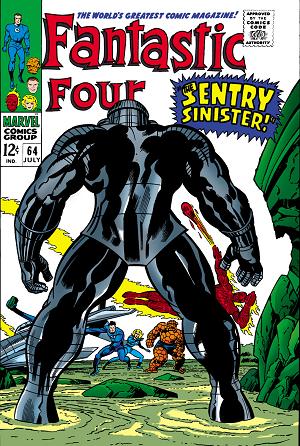Fantastic Four #64  cover