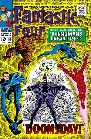 Fantastic Four #59  cover