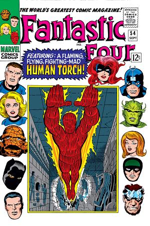 Fantastic Four #54  cover