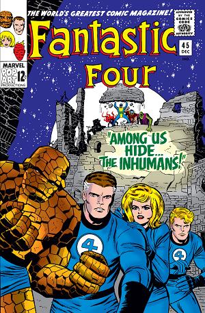 Fantastic Four #45  cover