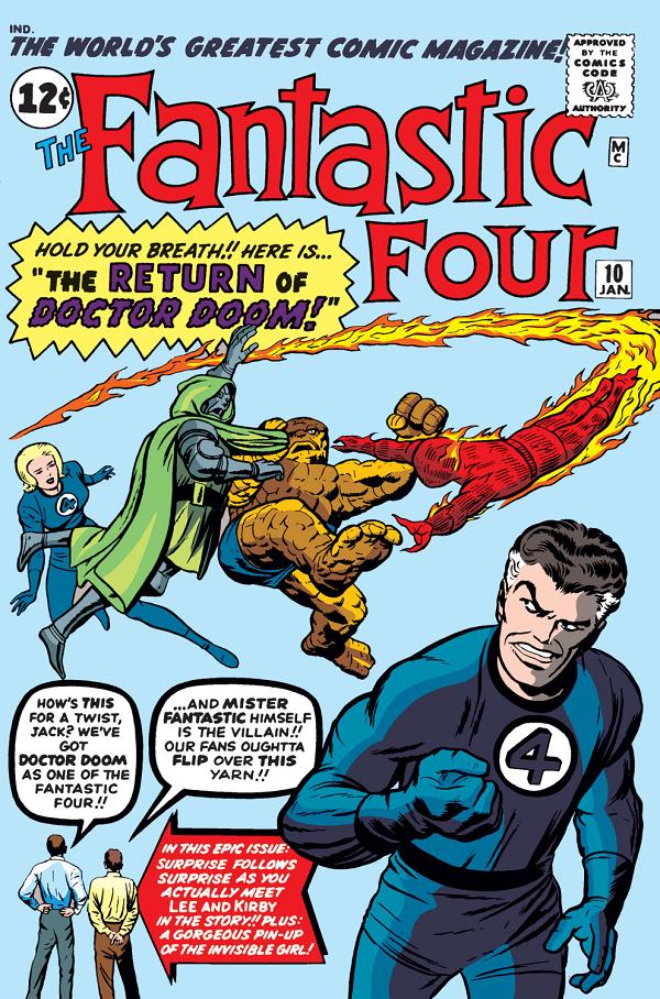 Fantastic Four #10  cover