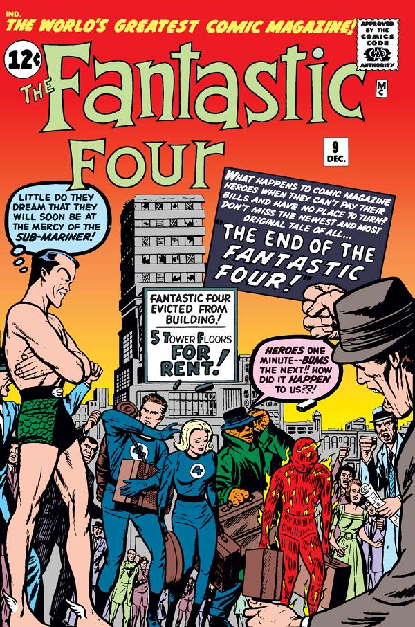 Fantastic Four #9 cover