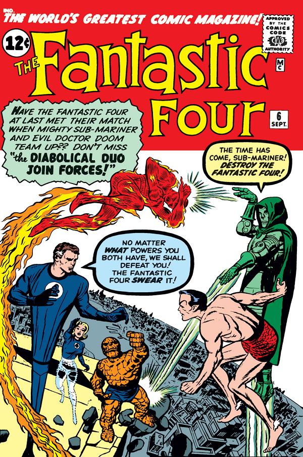 Fantastic Four #6 cover