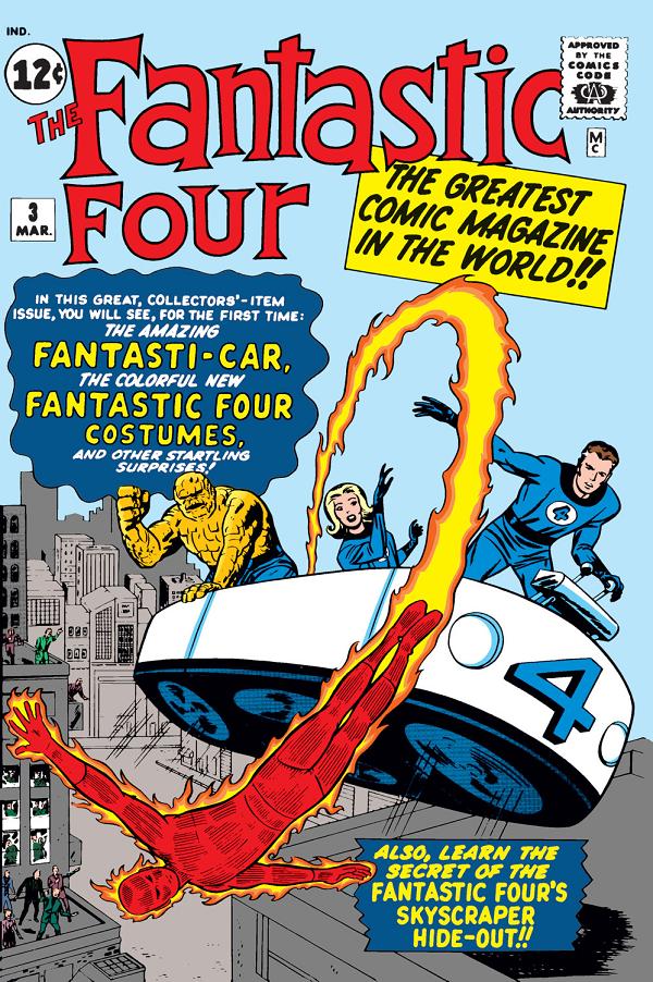 Fantastic Four #3  cover