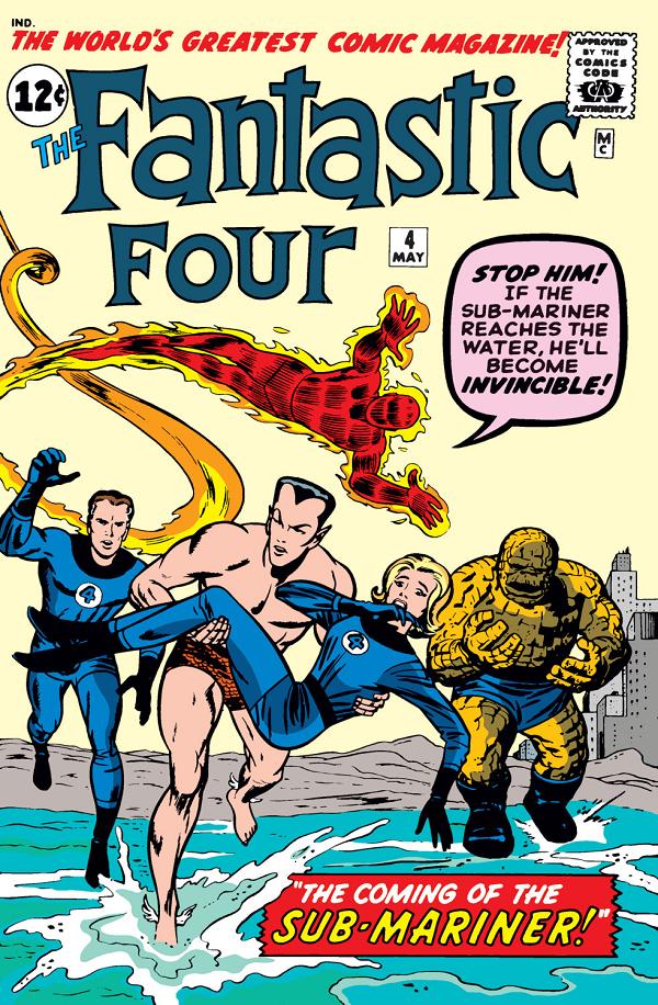 Fantastic Four #4 cover