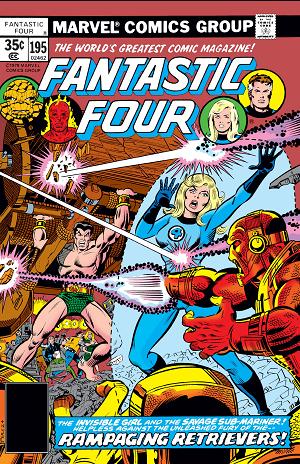 Fantastic Four #195  cover
