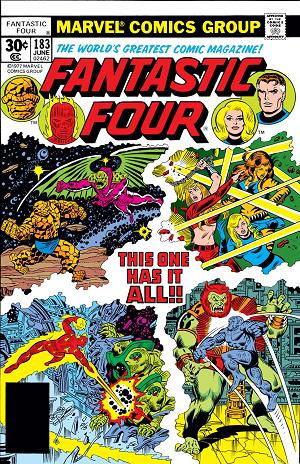 Fantastic Four #183  cover