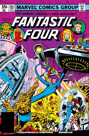 Fantastic Four #205  cover