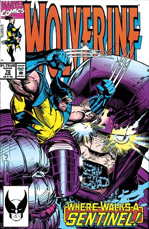 Wolverine #72 cover