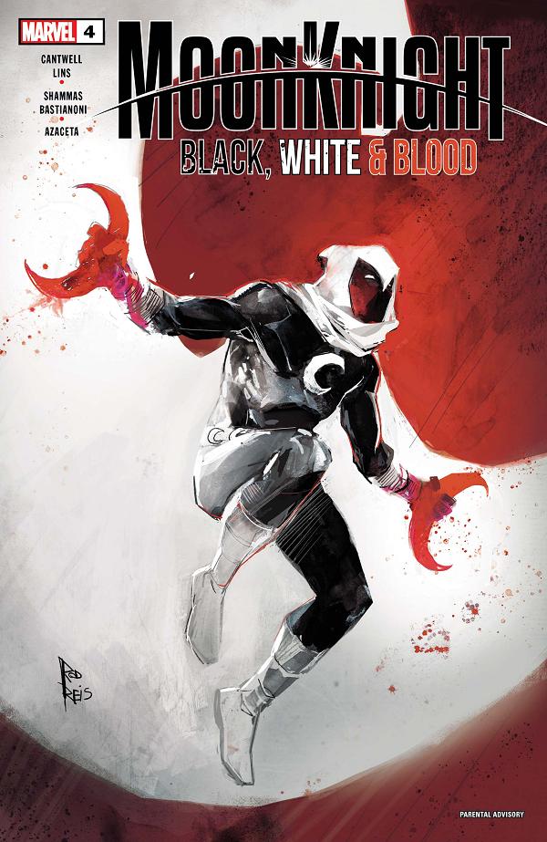Moon Knight: Black, White & Blood #4  cover