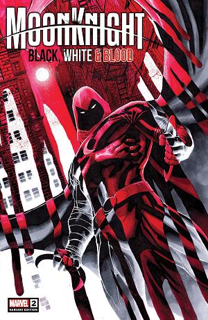 Moon Knight: Black, White & Blood #2 cover