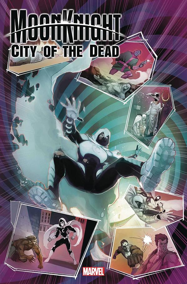Moon Knight: City Of The Dead #4 cover by Rod Reis