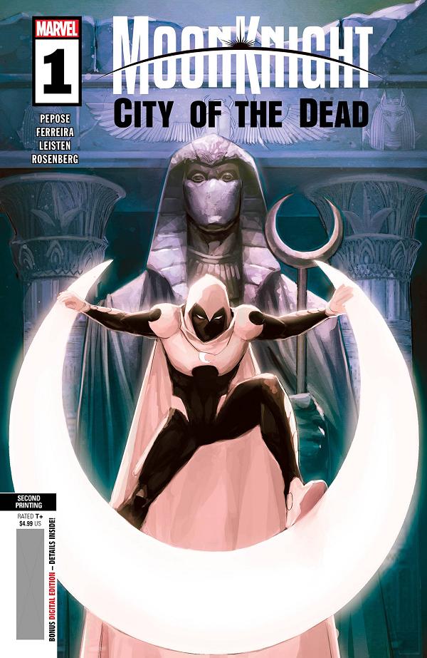 Moon Knight: City Of The Dead #1 (OF 5) 2ND PTG ROD REIS cover
