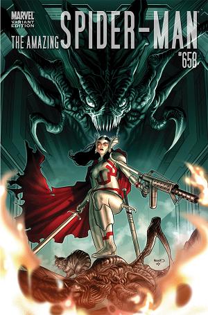 Amazing Spider-Man #658 (THOR HOLLYWOOD cover