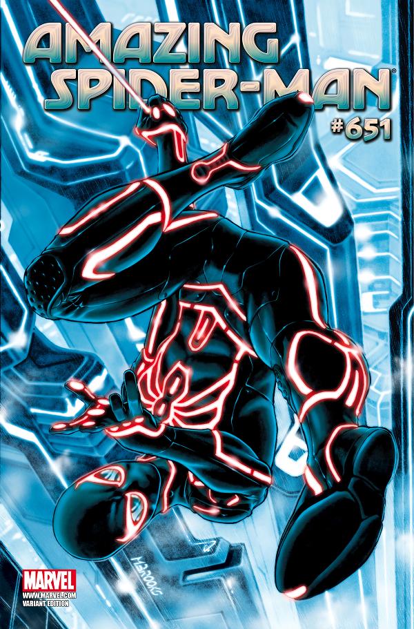Amazing Spider-Man #651 (TRON cover