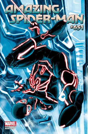 Amazing Spider-Man #651 (TRON cover