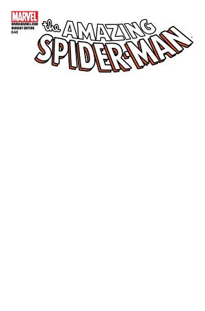 Amazing Spider-Man #648 (BLANK COVER cover