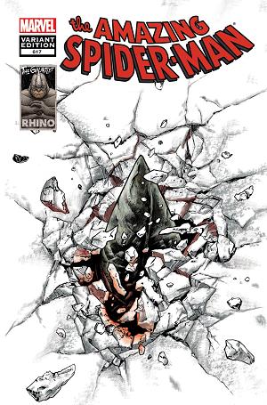 Amazing Spider-Man #617 (RHINO IS COMING cover