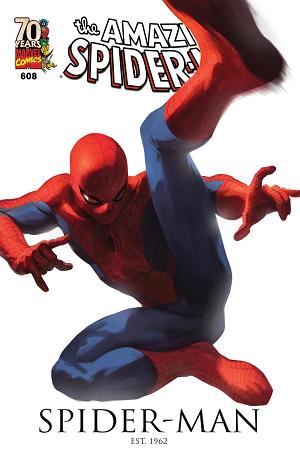 Amazing Spider-Man #608 (DJURDJEVIC 70TH ANNIVERSARY cover