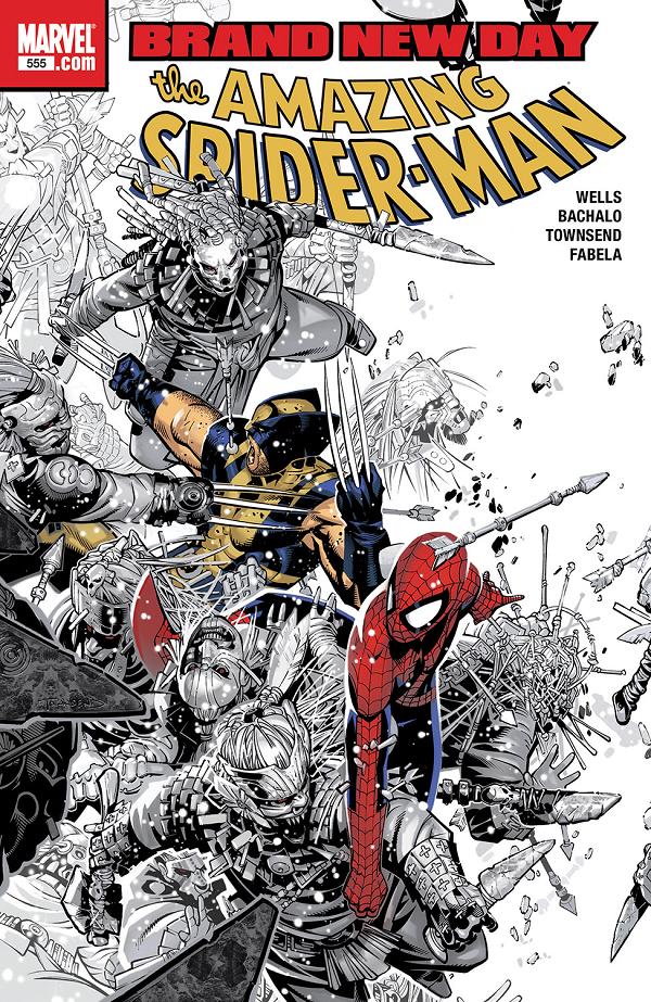 Amazing Spider-Man #555  cover