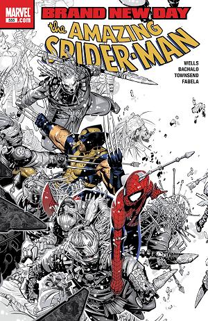 Amazing Spider-Man #555  cover
